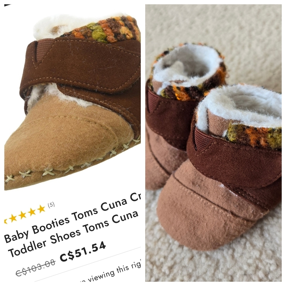 Baby Booties Toms Cuna Crib Shoe Toddler Shoes Toms Cuna Shoes Baby Size 2